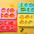 Silicone Pineapple Ice Cube Tray with Straws